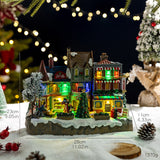 Load image into Gallery viewer, 发光旋转火车音乐盒圣诞树雪屋圣诞礼物