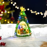 Load image into Gallery viewer, 发光旋转火车音乐盒圣诞树雪屋圣诞礼物
