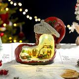 Load image into Gallery viewer, 发光旋转火车音乐盒圣诞树雪屋圣诞礼物